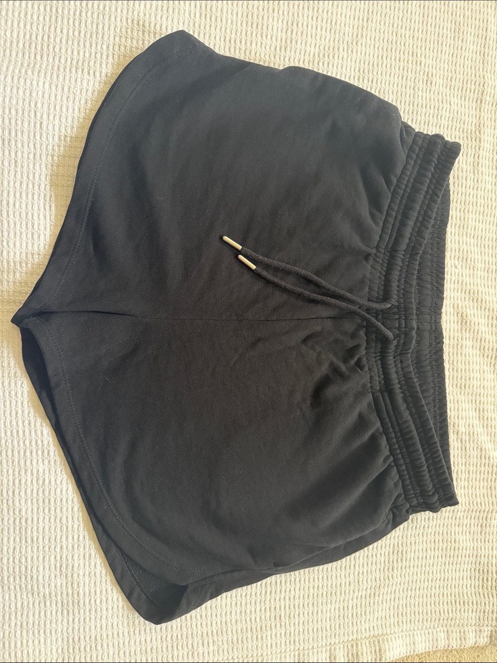 H&M Cotton/Poly Blend Shorts in Black (L)
